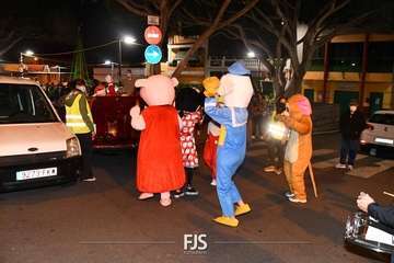Papá Noel visita de sorpresa Lomo Magullo (Telde)/Francisco Javier Santana.